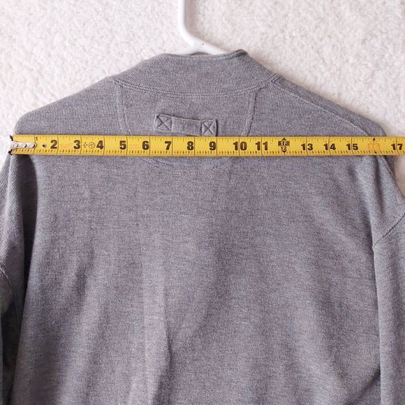Duluth Trading Co Gray Henley Waffle Pattern Thermal Men's Size LT - Picture 12 of 14